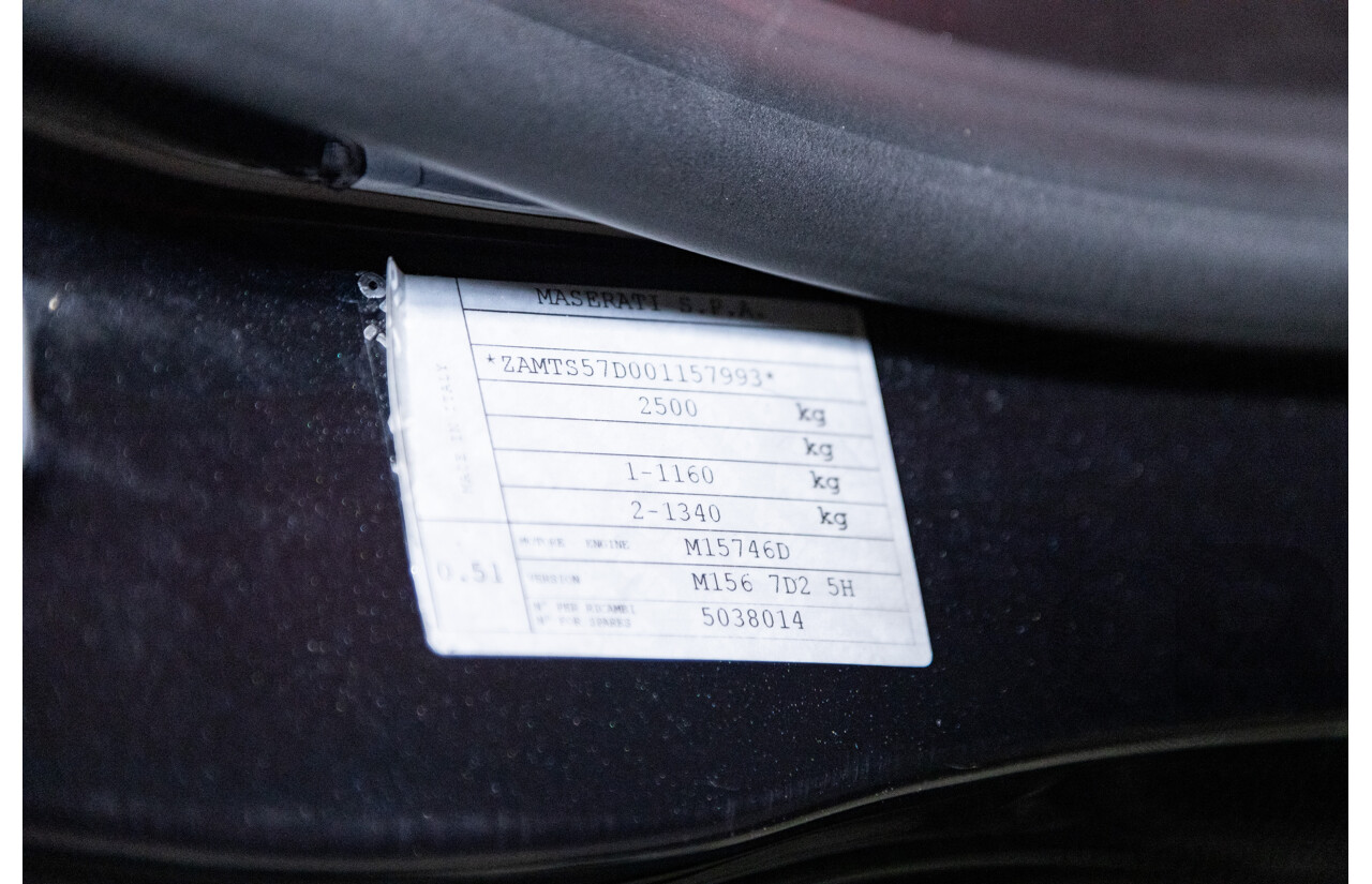 5/2015 Maserati Ghibli D M157 4d Sedan Metallic Black Turbo Diesel V6 3.0L