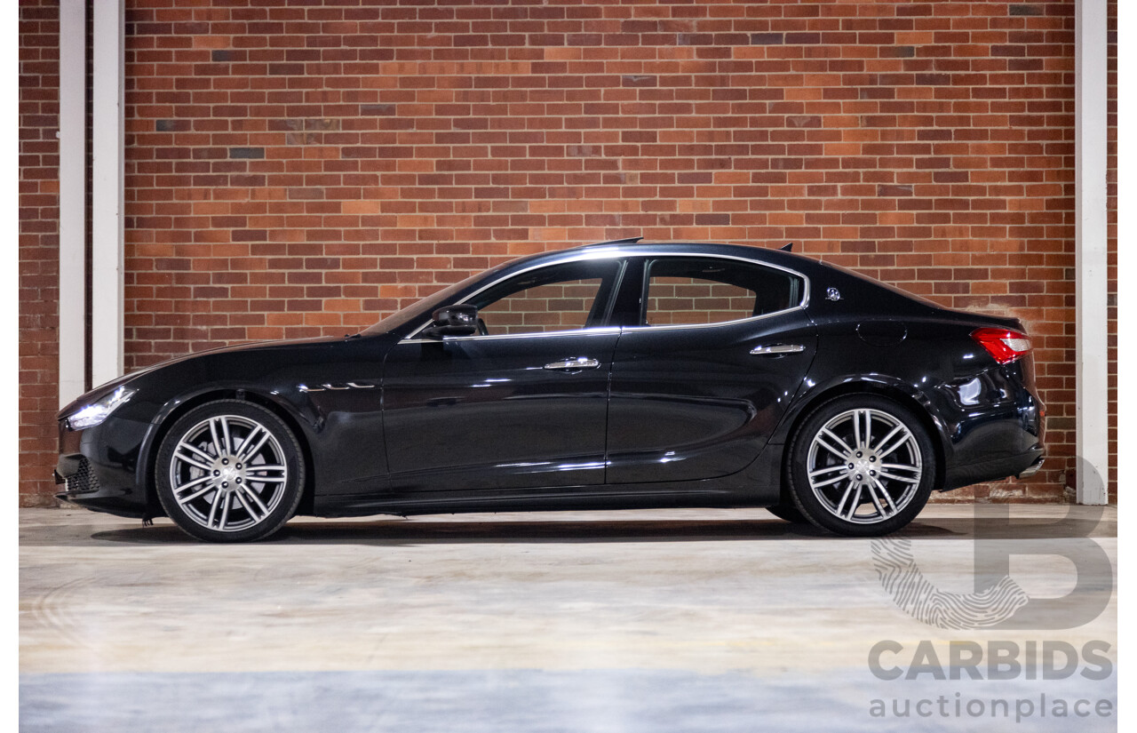 5/2015 Maserati Ghibli D M157 4d Sedan Metallic Black Turbo Diesel V6 3.0L