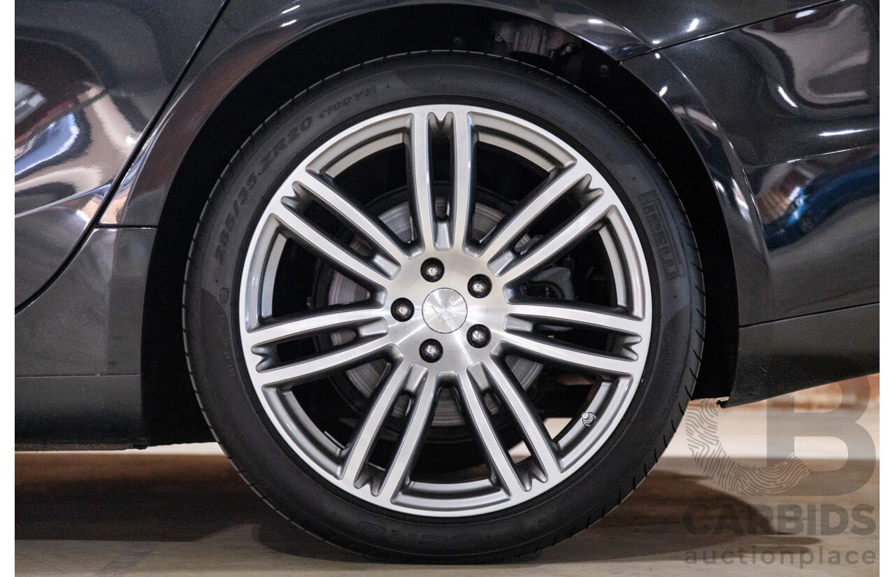 5/2015 Maserati Ghibli D M157 4d Sedan Metallic Black Turbo Diesel V6 3.0L