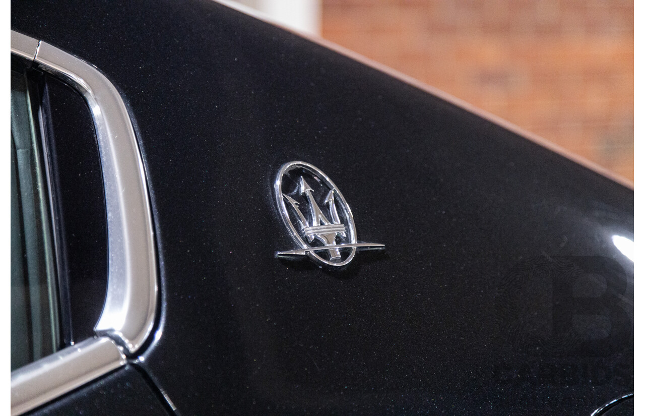 5/2015 Maserati Ghibli D M157 4d Sedan Metallic Black Turbo Diesel V6 3.0L