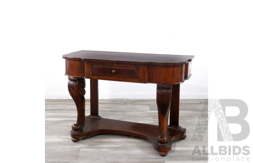 Victorian Mahogany Dresser Base