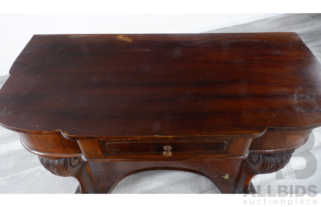 Victorian Mahogany Dresser Base