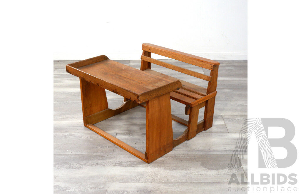 Childs Pine School Desk