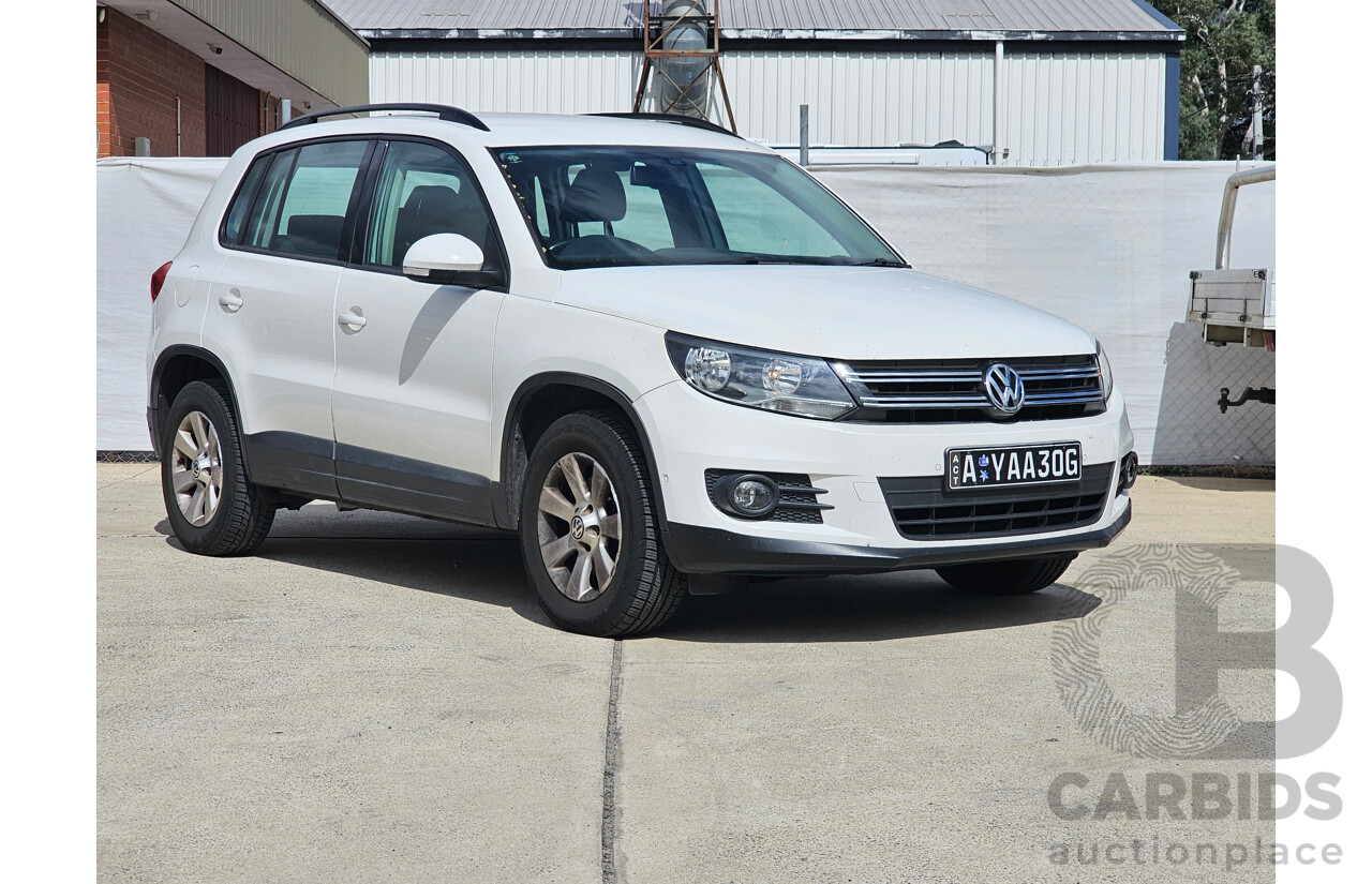 4/2013 Volkswagen Tiguan 103 TDI 5NC MY13 4d Wagon White 2.0L