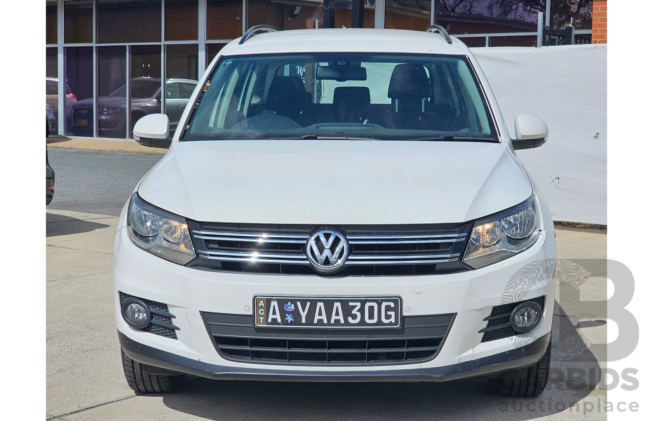 4/2013 Volkswagen Tiguan 103 TDI 5NC MY13 4d Wagon White 2.0L
