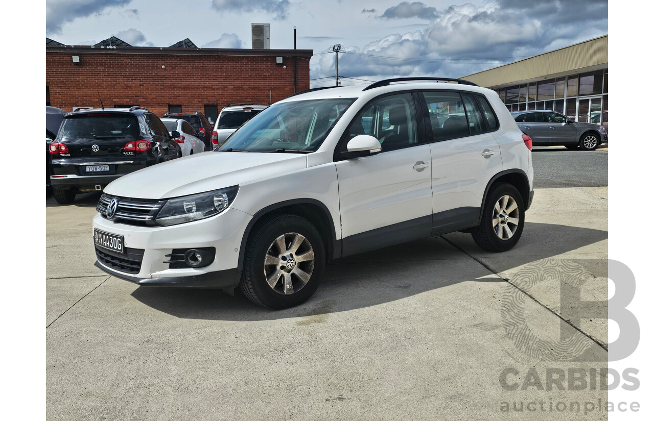 4/2013 Volkswagen Tiguan 103 TDI 5NC MY13 4d Wagon White 2.0L