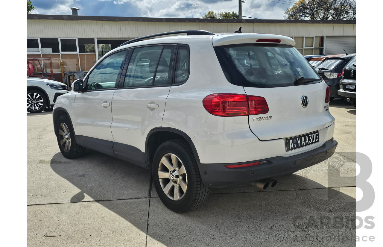 4/2013 Volkswagen Tiguan 103 TDI 5NC MY13 4d Wagon White 2.0L
