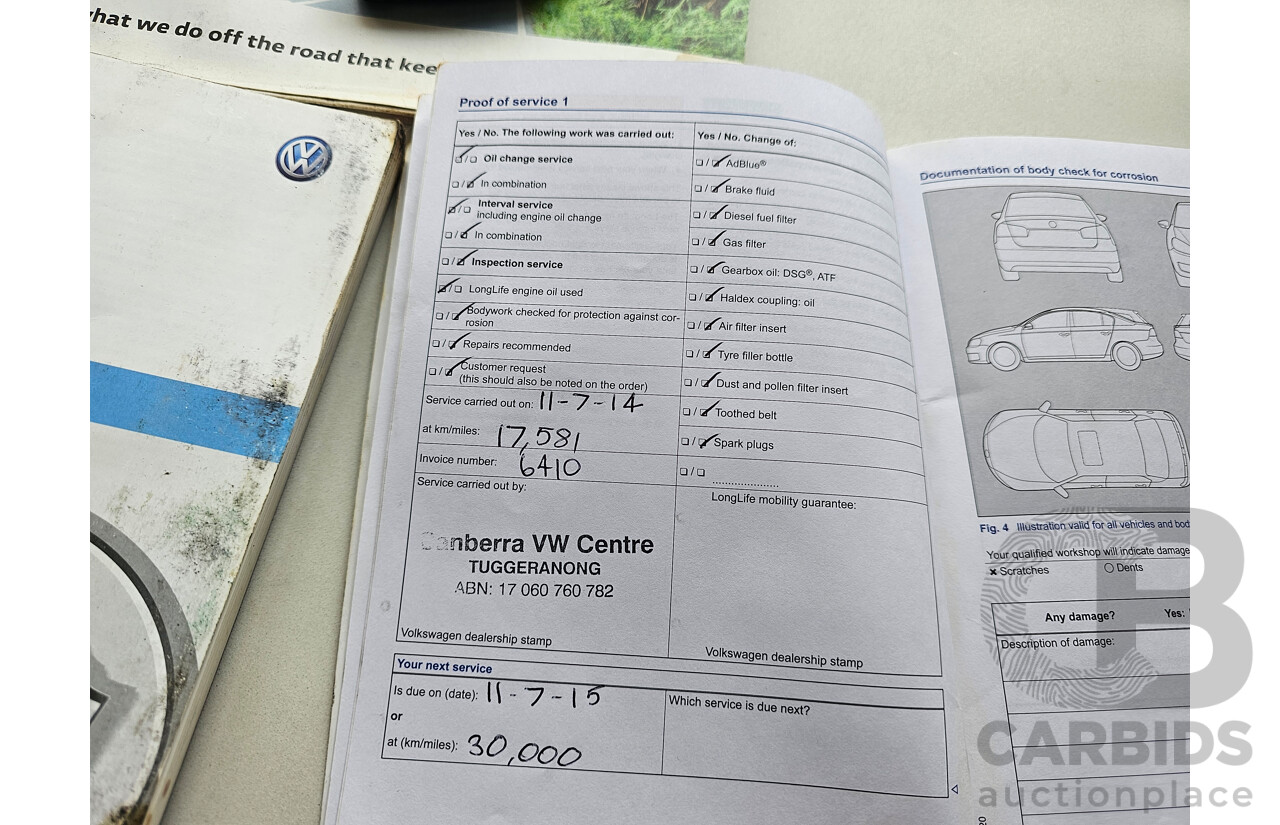 4/2013 Volkswagen Tiguan 103 TDI 5NC MY13 4d Wagon White 2.0L