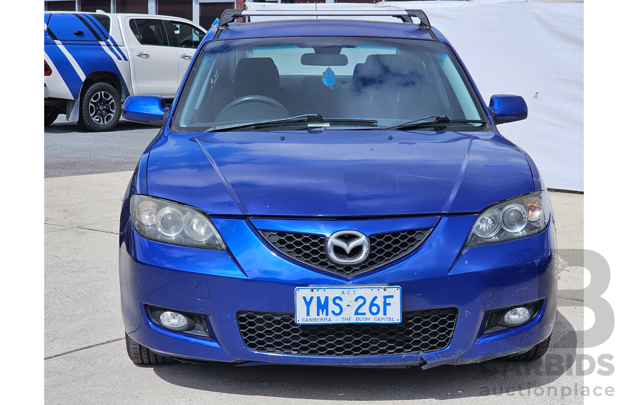 1/2008 Mazda Mazda3 MAXX Sport BK MY08 4d Sedan Blue 2.0L