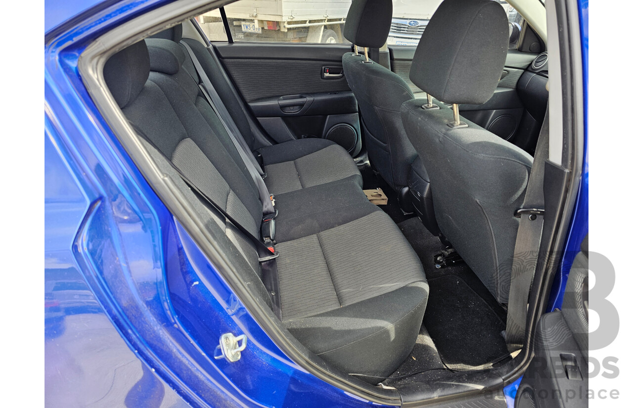 1/2008 Mazda Mazda3 MAXX Sport BK MY08 4d Sedan Blue 2.0L