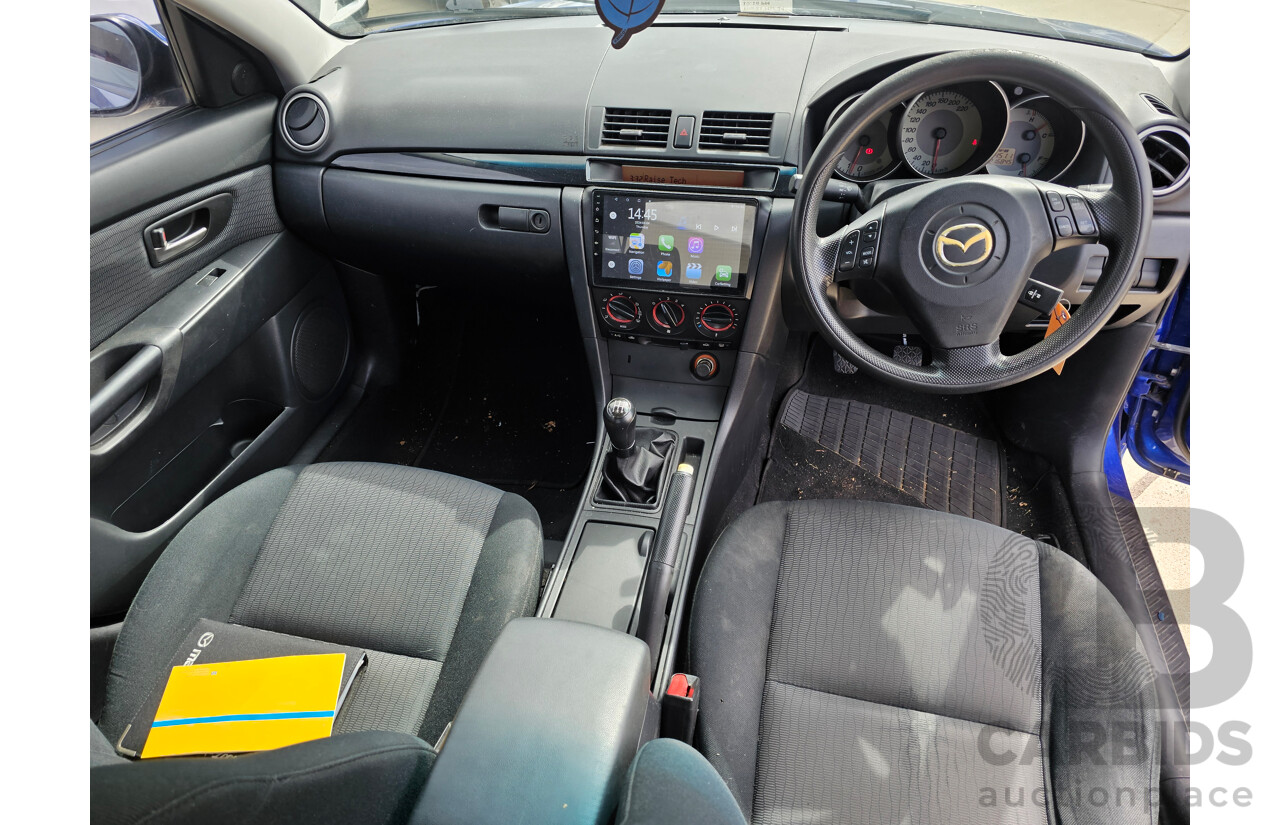 1/2008 Mazda Mazda3 MAXX Sport BK MY08 4d Sedan Blue 2.0L