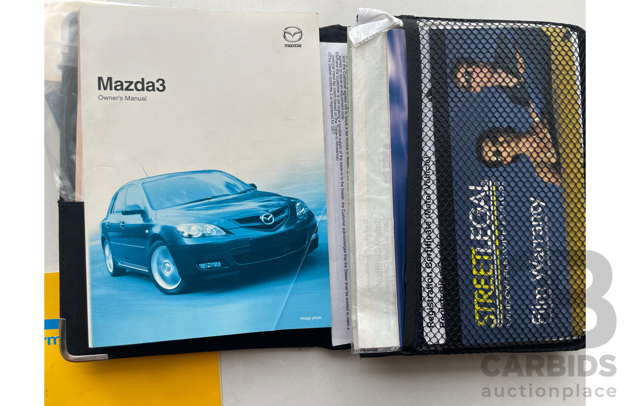 1/2008 Mazda Mazda3 MAXX Sport BK MY08 4d Sedan Blue 2.0L