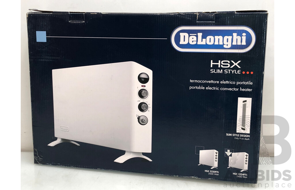 Delonghi 2400 Watt Electric Convector Heater - New