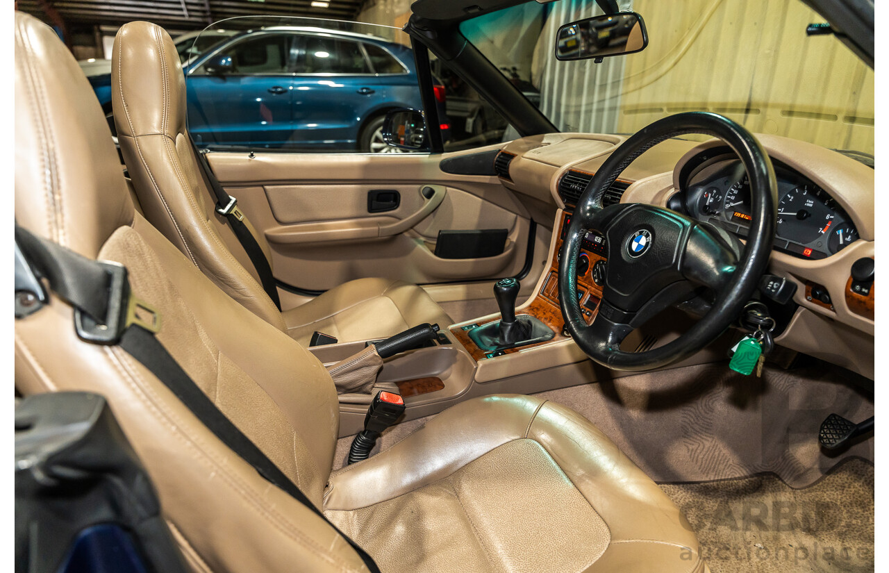 4/1997 BMW Z3 E36-7 2d Roadster Montreal Blue Metallic 1.9L