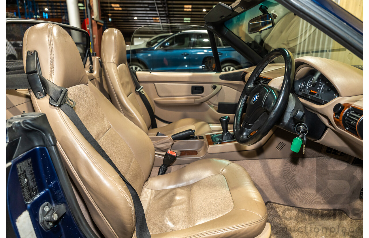 4/1997 BMW Z3 E36-7 2d Roadster Montreal Blue Metallic 1.9L