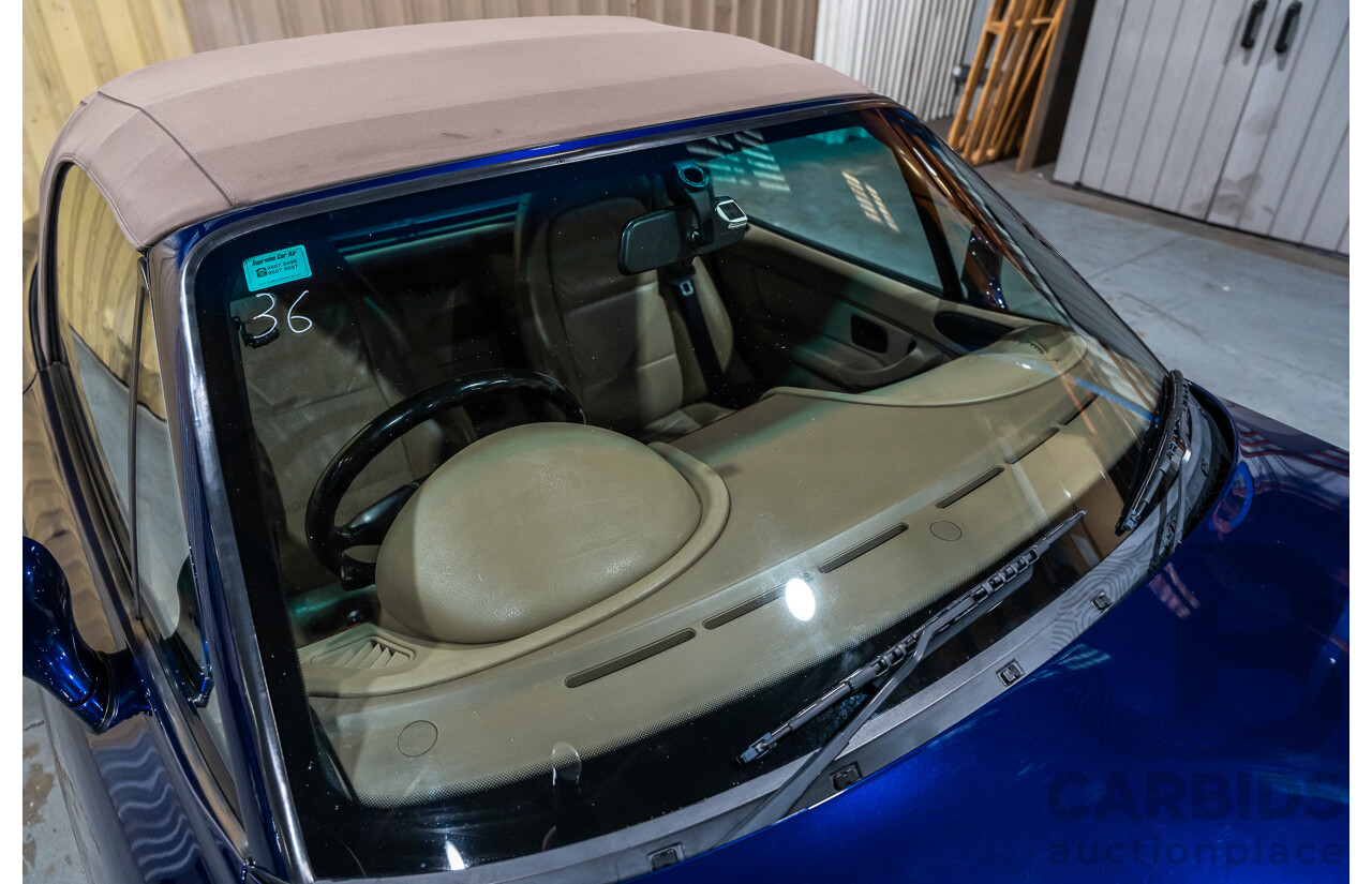 4/1997 BMW Z3 E36-7 2d Roadster Montreal Blue Metallic 1.9L