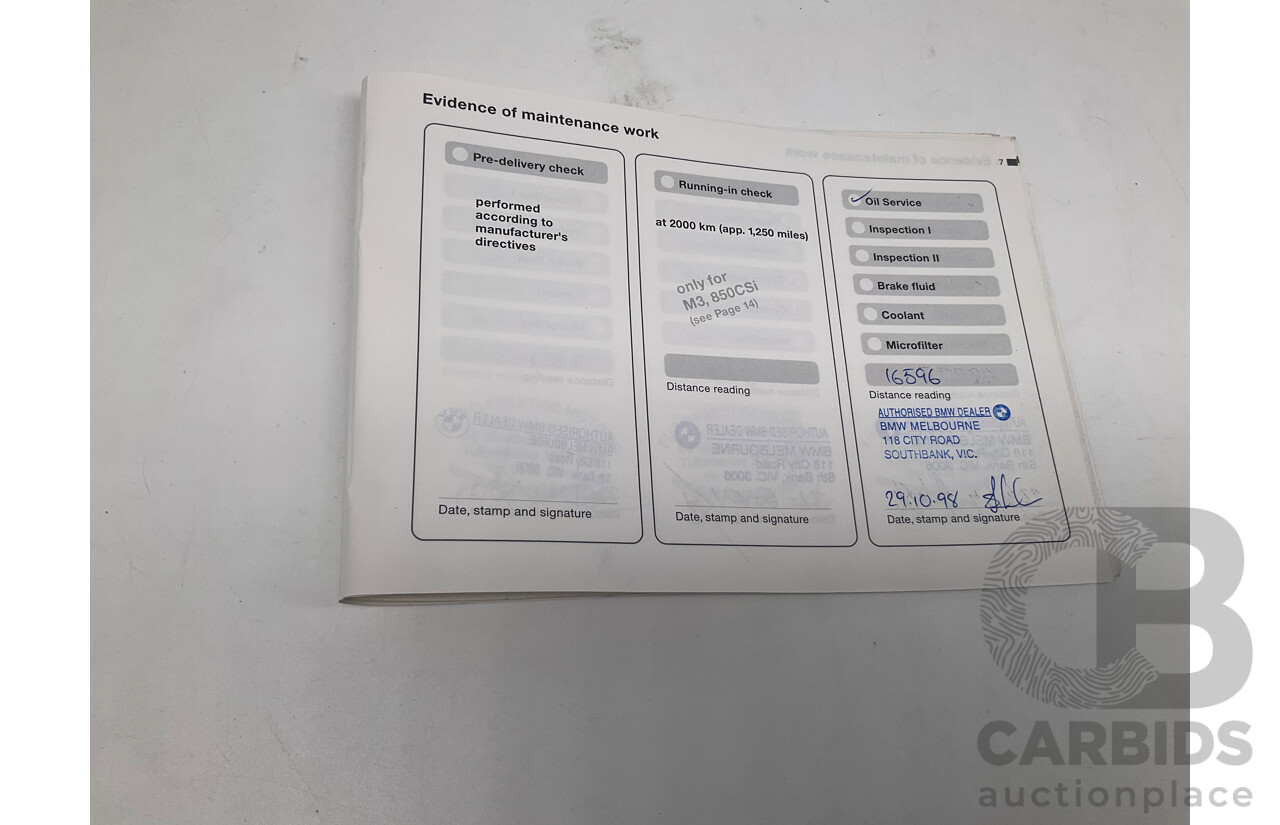 4/1997 BMW Z3 E36-7 2d Roadster Montreal Blue Metallic 1.9L