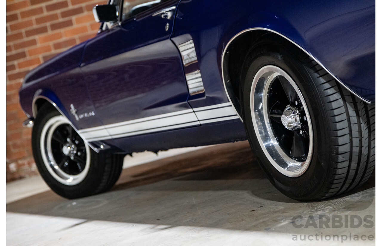 01/1967 Ford Mustang Hardtop 2d Coupe Metallic Blue 289ci V8 4.7L