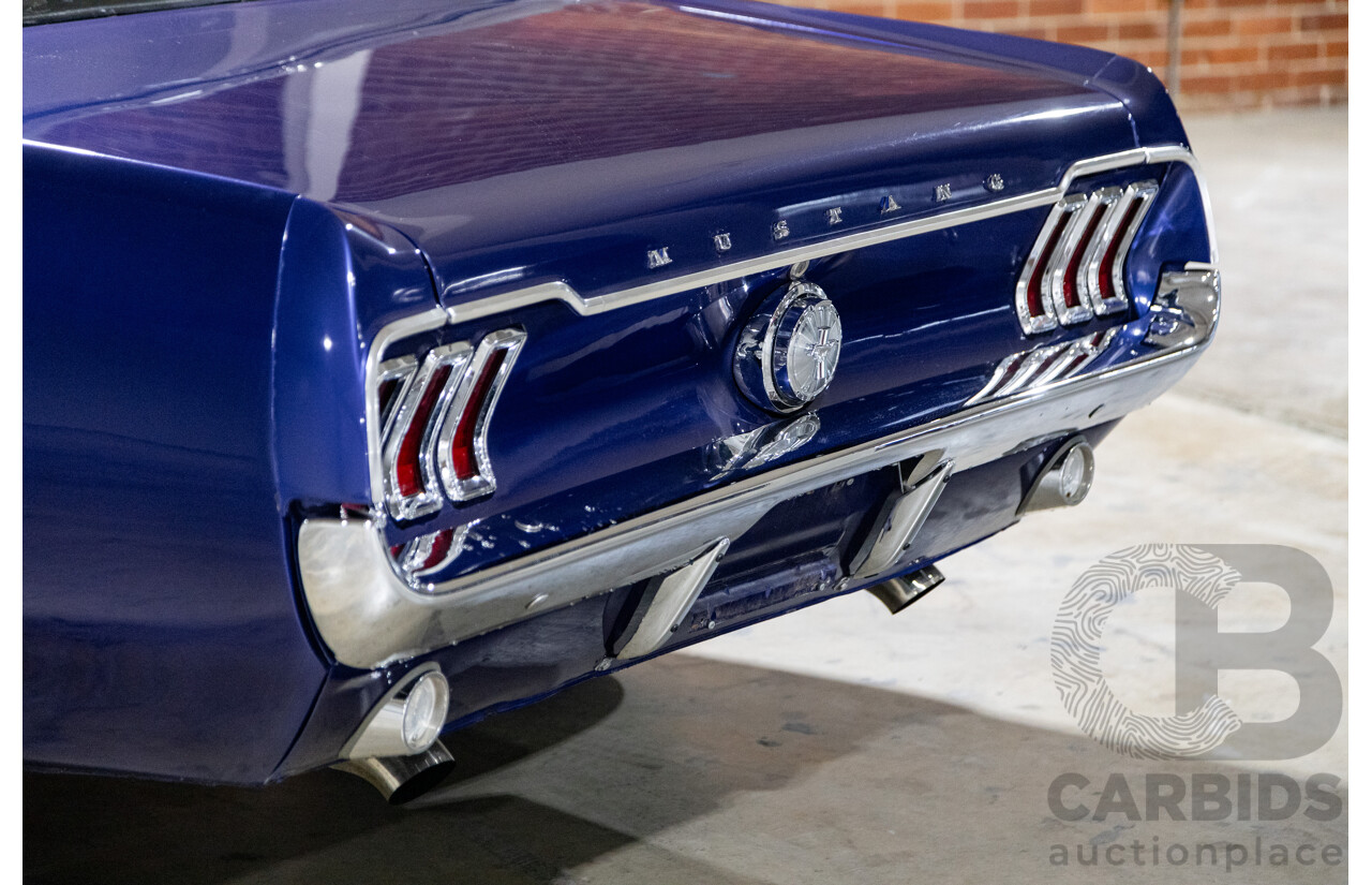 01/1967 Ford Mustang Hardtop 2d Coupe Metallic Blue 289ci V8 4.7L