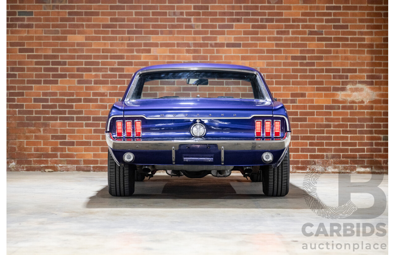 01/1967 Ford Mustang Hardtop 2d Coupe Metallic Blue 289ci V8 4.7L