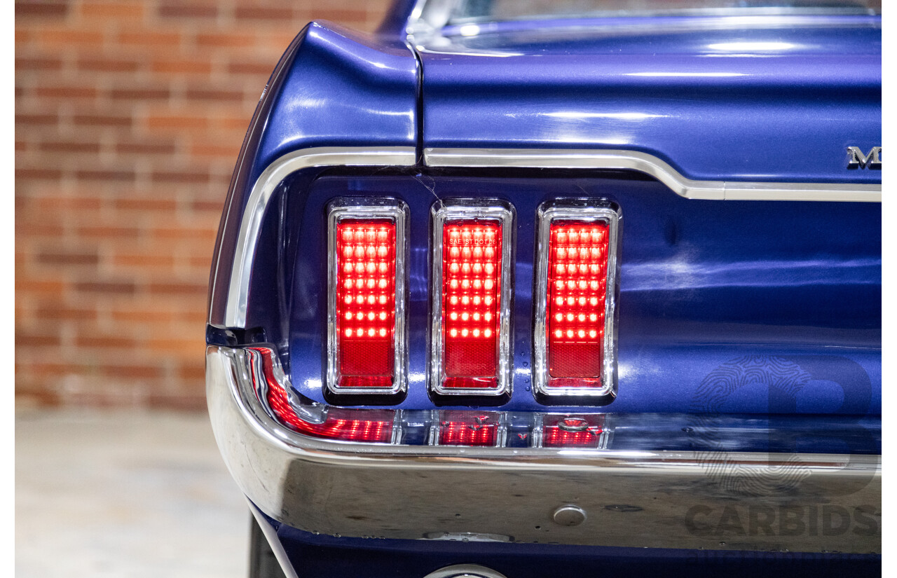 01/1967 Ford Mustang Hardtop 2d Coupe Metallic Blue 289ci V8 4.7L