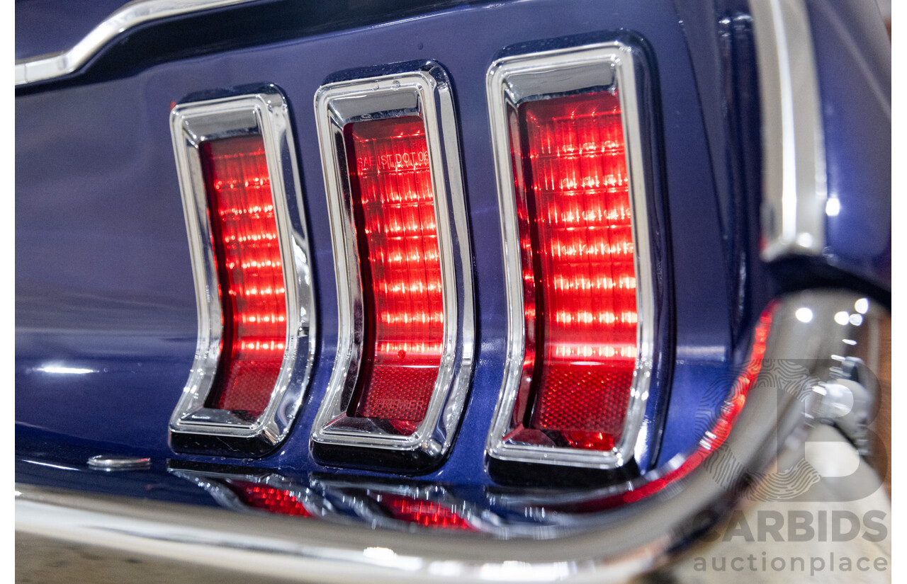 01/1967 Ford Mustang Hardtop 2d Coupe Metallic Blue 289ci V8 4.7L