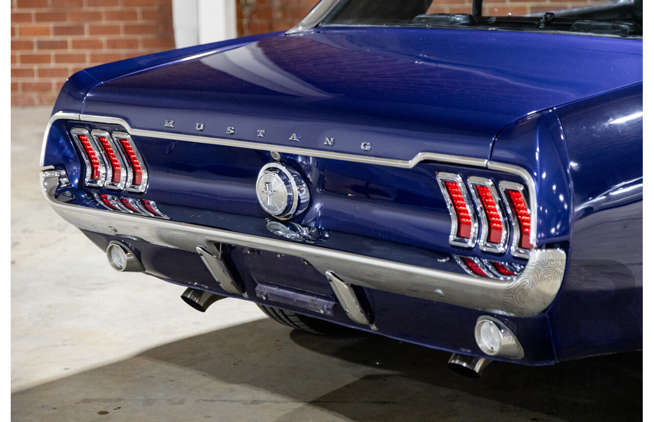 01/1967 Ford Mustang Hardtop 2d Coupe Metallic Blue 289ci V8 4.7L