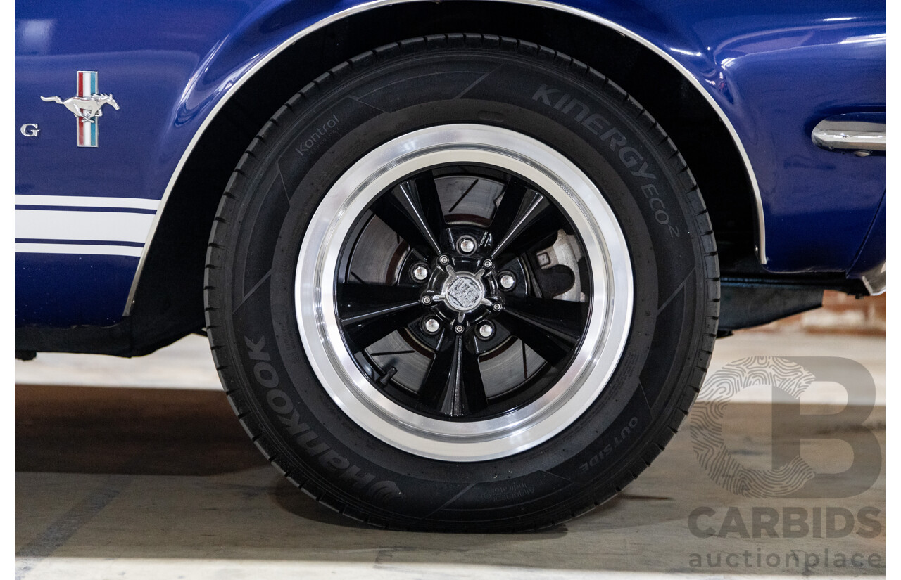 01/1967 Ford Mustang Hardtop 2d Coupe Metallic Blue 289ci V8 4.7L
