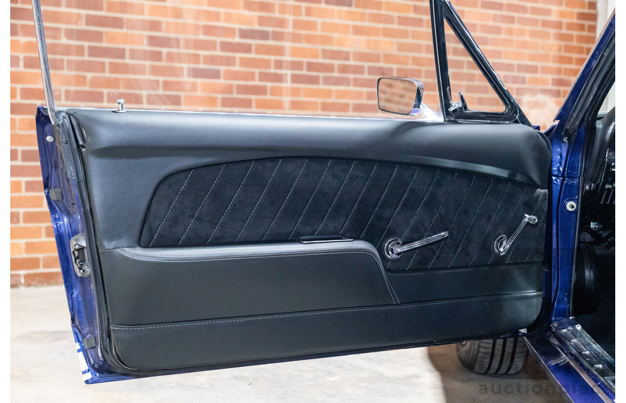 01/1967 Ford Mustang Hardtop 2d Coupe Metallic Blue 289ci V8 4.7L