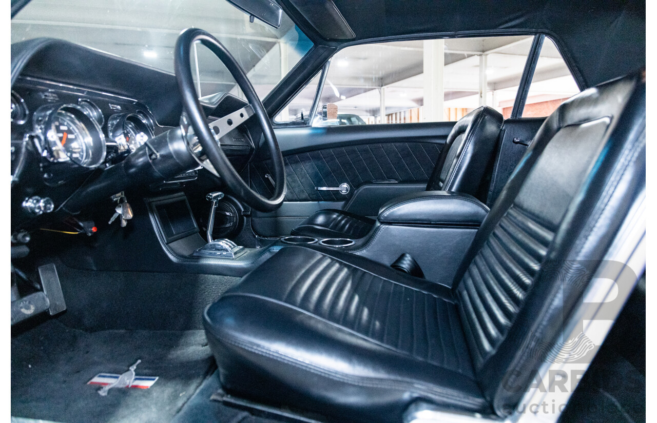 01/1967 Ford Mustang Hardtop 2d Coupe Metallic Blue 289ci V8 4.7L