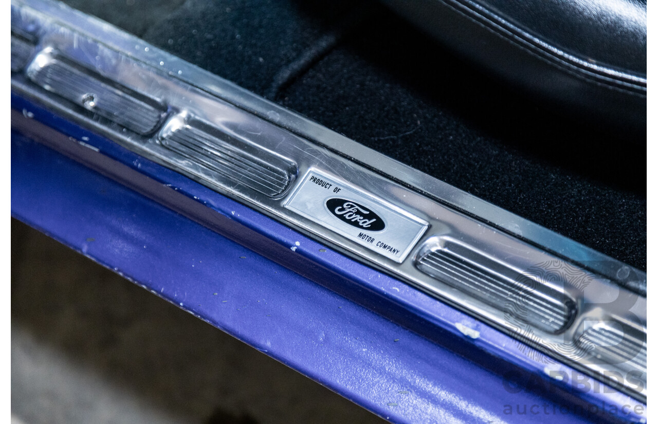 01/1967 Ford Mustang Hardtop 2d Coupe Metallic Blue 289ci V8 4.7L