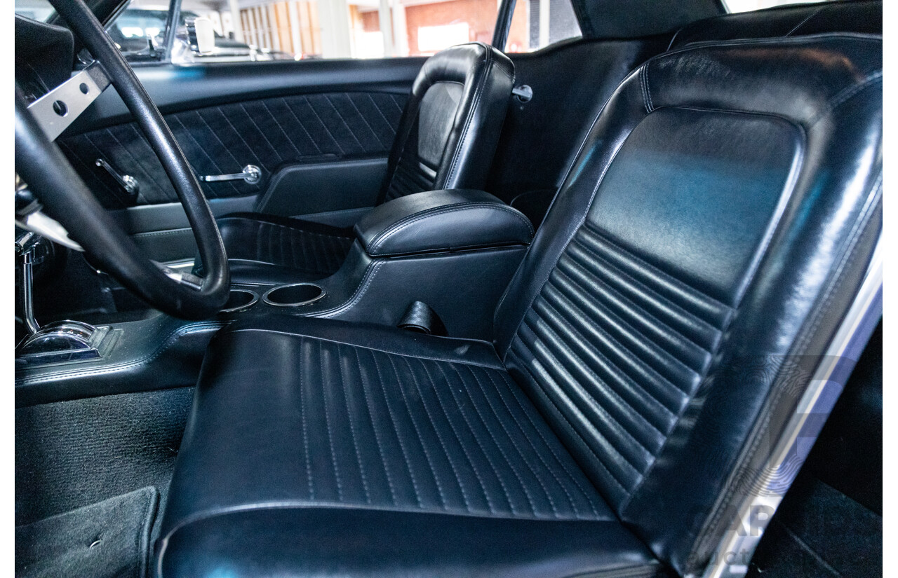 01/1967 Ford Mustang Hardtop 2d Coupe Metallic Blue 289ci V8 4.7L