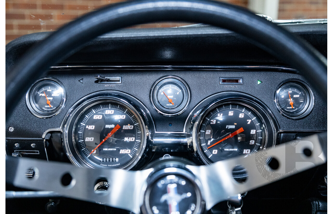 01/1967 Ford Mustang Hardtop 2d Coupe Metallic Blue 289ci V8 4.7L