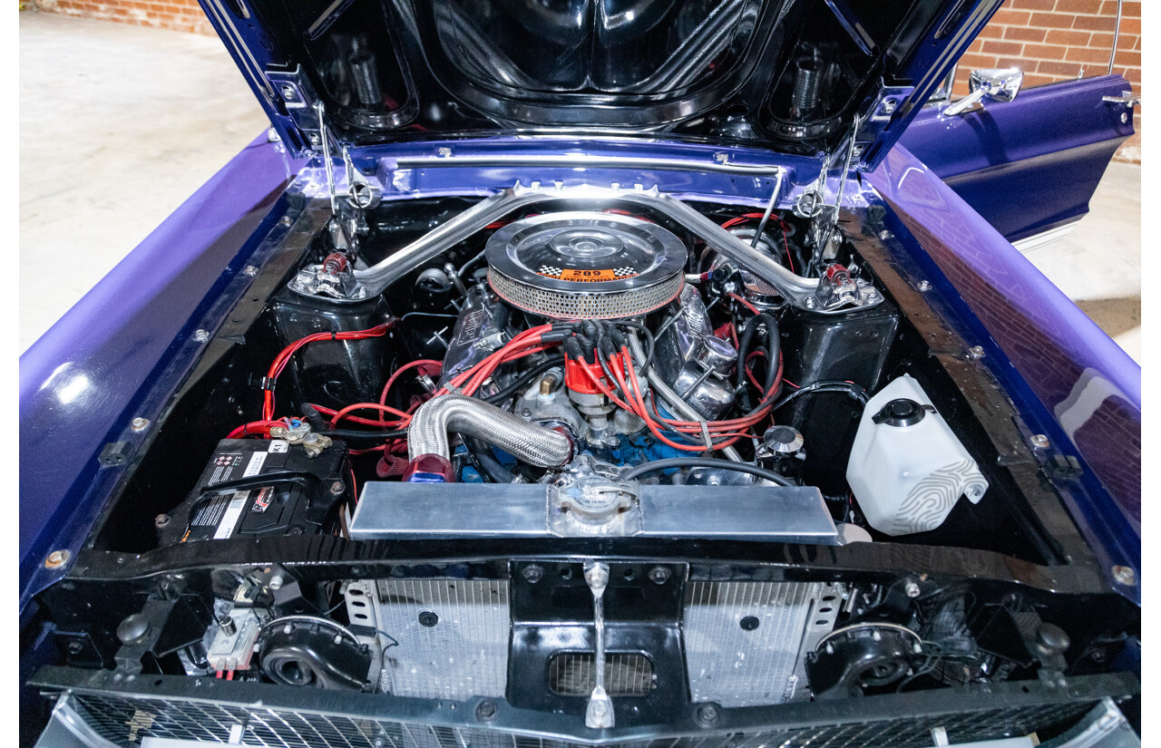 01/1967 Ford Mustang Hardtop 2d Coupe Metallic Blue 289ci V8 4.7L