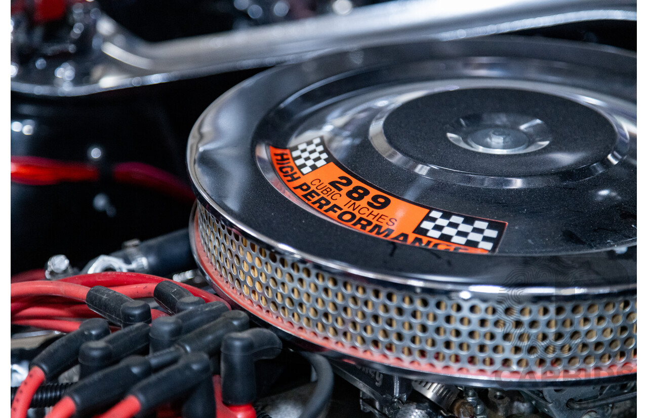 01/1967 Ford Mustang Hardtop 2d Coupe Metallic Blue 289ci V8 4.7L