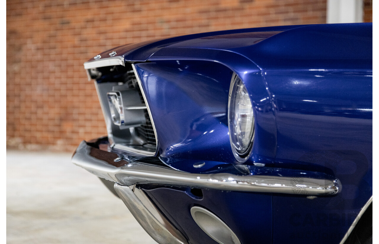 01/1967 Ford Mustang Hardtop 2d Coupe Metallic Blue 289ci V8 4.7L