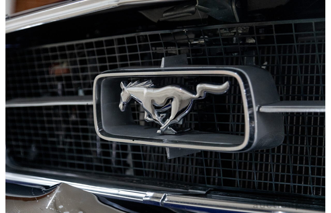 01/1967 Ford Mustang Hardtop 2d Coupe Metallic Blue 289ci V8 4.7L