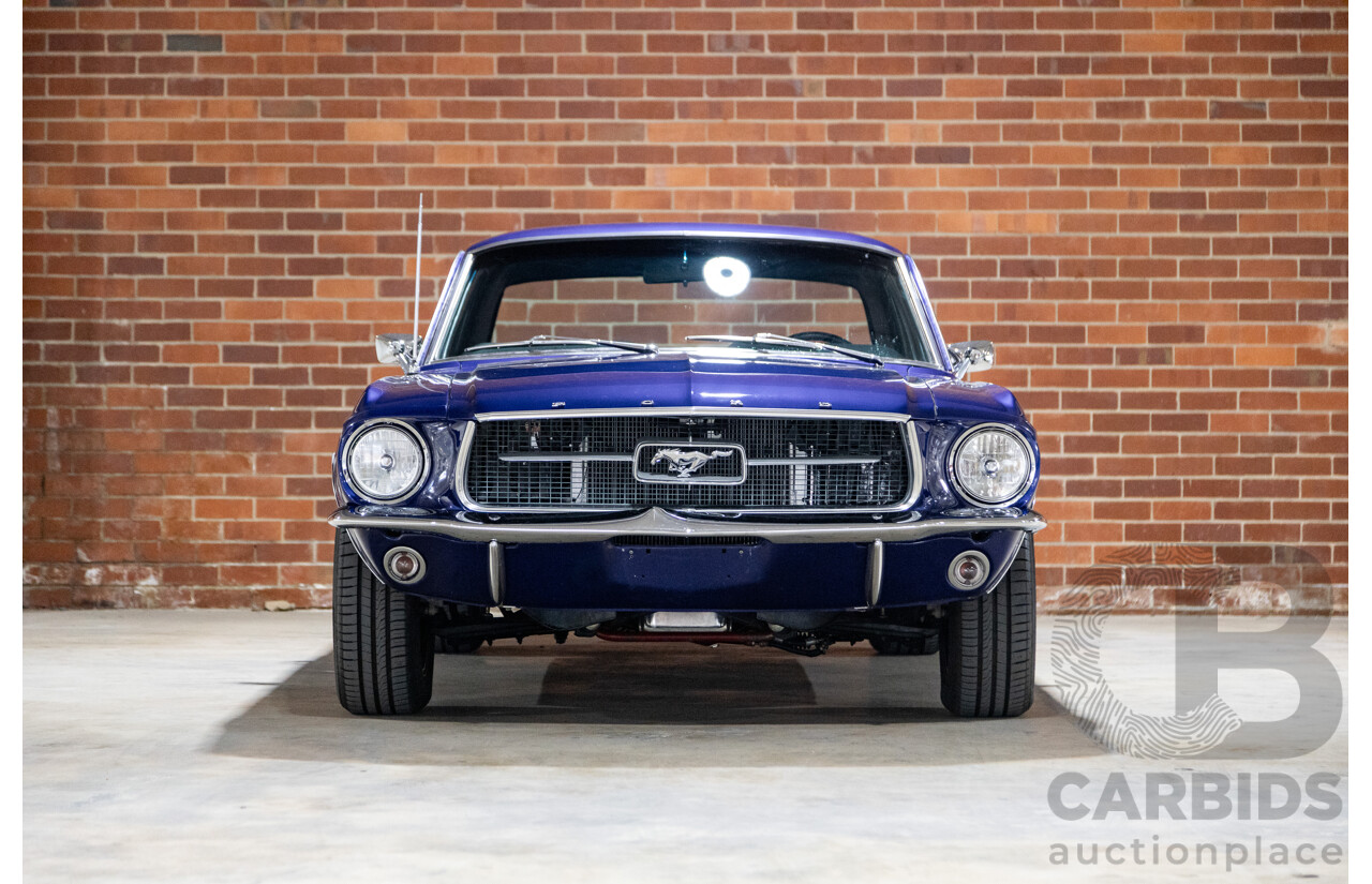 01/1967 Ford Mustang Hardtop 2d Coupe Metallic Blue 289ci V8 4.7L