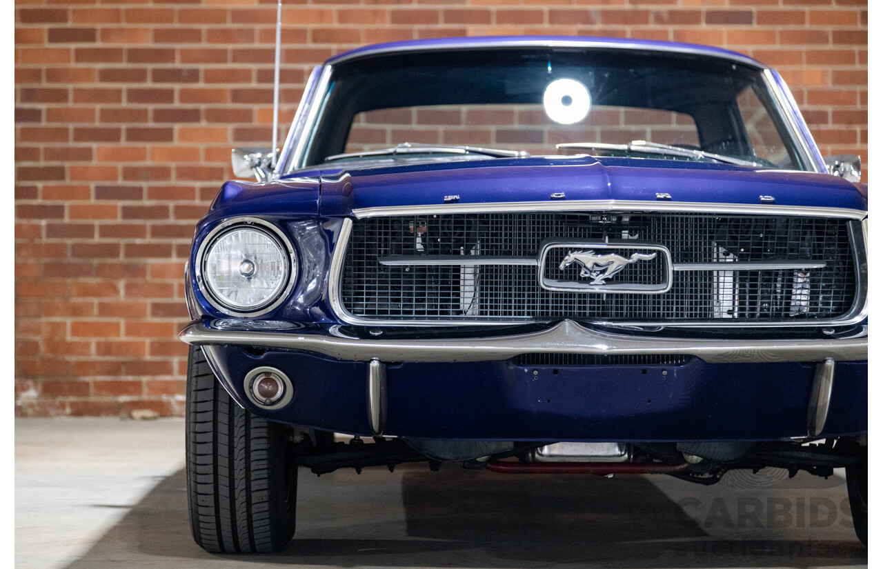 01/1967 Ford Mustang Hardtop 2d Coupe Metallic Blue 289ci V8 4.7L