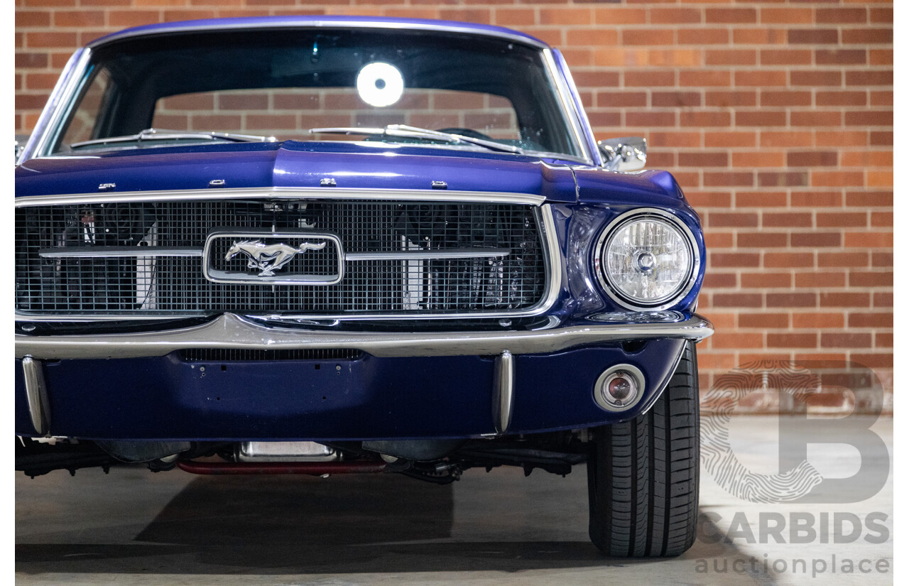 01/1967 Ford Mustang Hardtop 2d Coupe Metallic Blue 289ci V8 4.7L