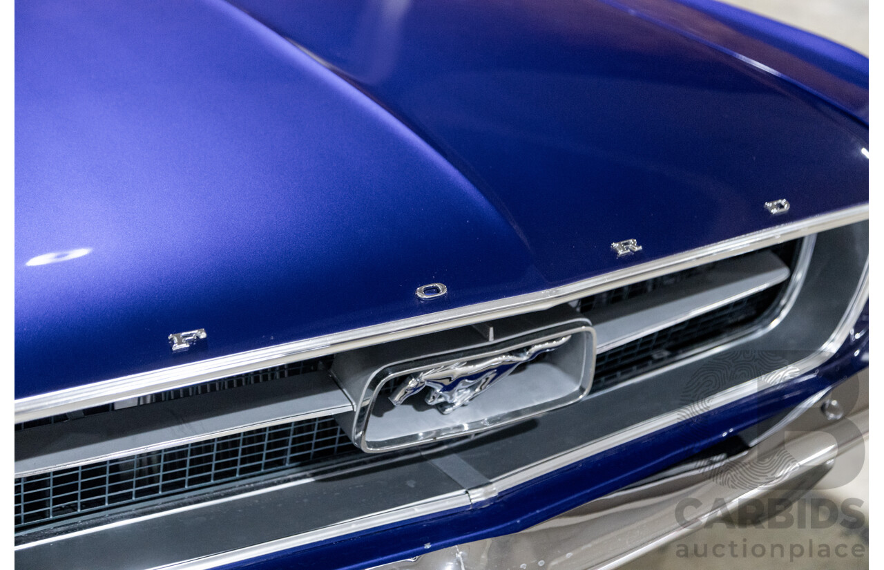 01/1967 Ford Mustang Hardtop 2d Coupe Metallic Blue 289ci V8 4.7L