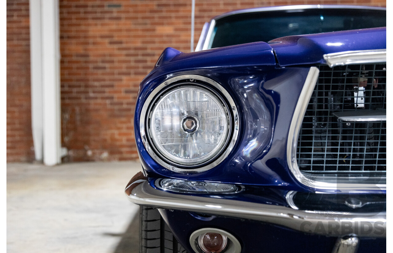 01/1967 Ford Mustang Hardtop 2d Coupe Metallic Blue 289ci V8 4.7L