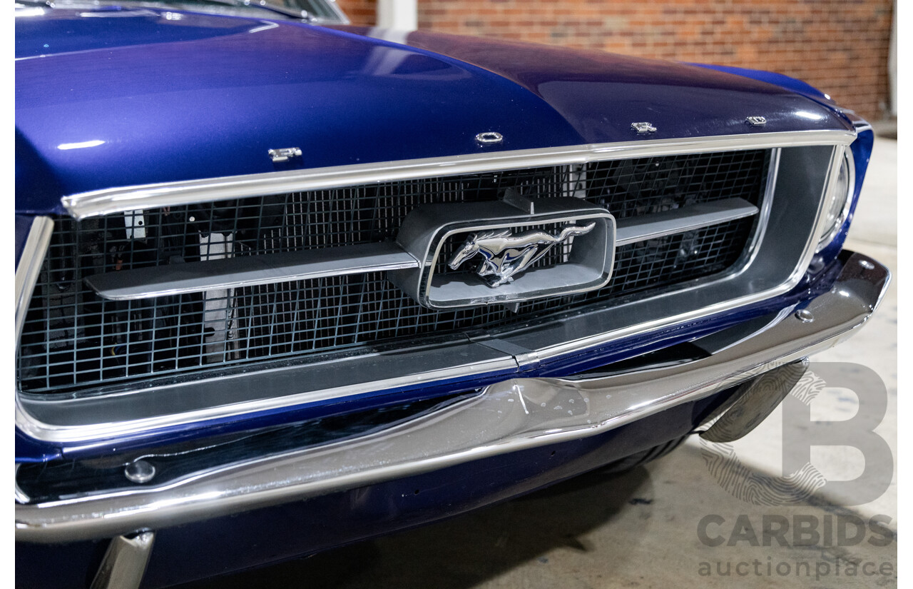 01/1967 Ford Mustang Hardtop 2d Coupe Metallic Blue 289ci V8 4.7L