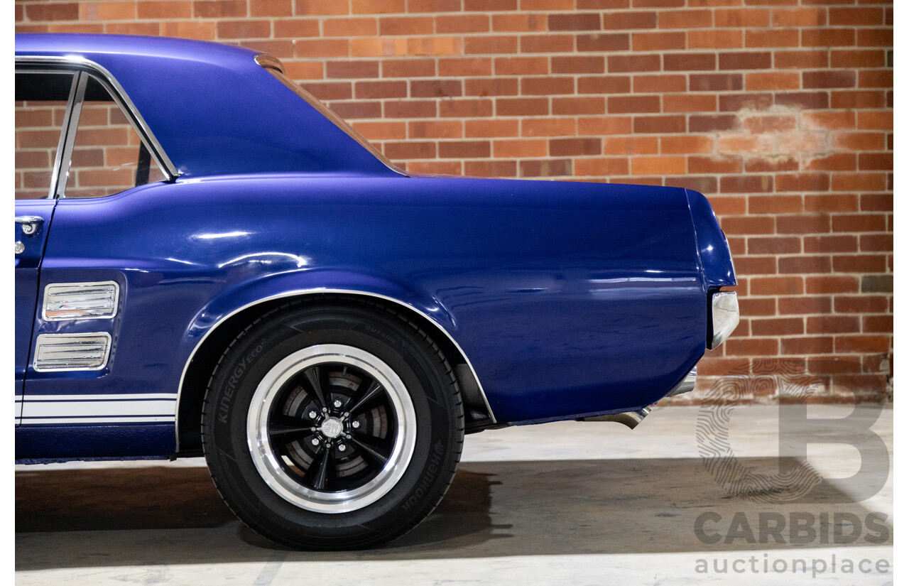 01/1967 Ford Mustang Hardtop 2d Coupe Metallic Blue 289ci V8 4.7L