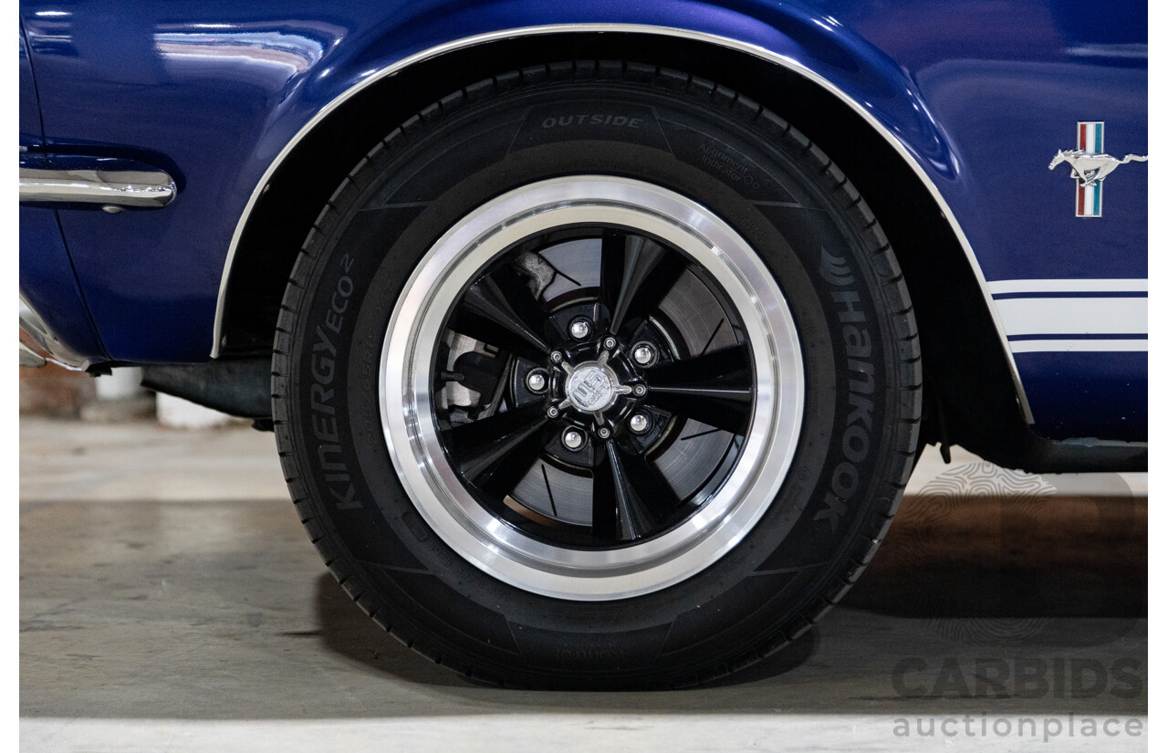 01/1967 Ford Mustang Hardtop 2d Coupe Metallic Blue 289ci V8 4.7L