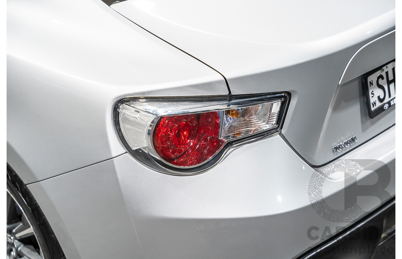 7/2012 Toyota 86 GT ZN6 2d Coupe Metallic Silver 2.0L