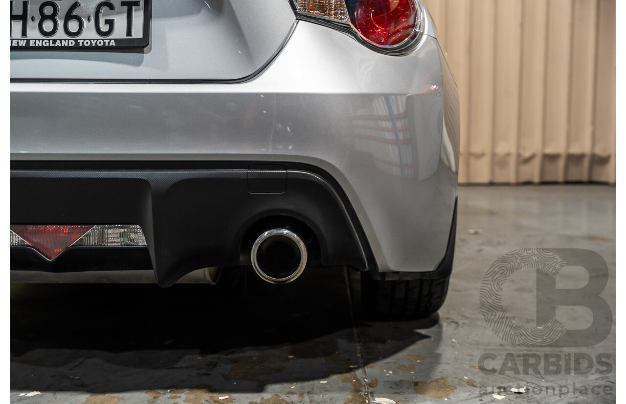 7/2012 Toyota 86 GT ZN6 2d Coupe Metallic Silver 2.0L