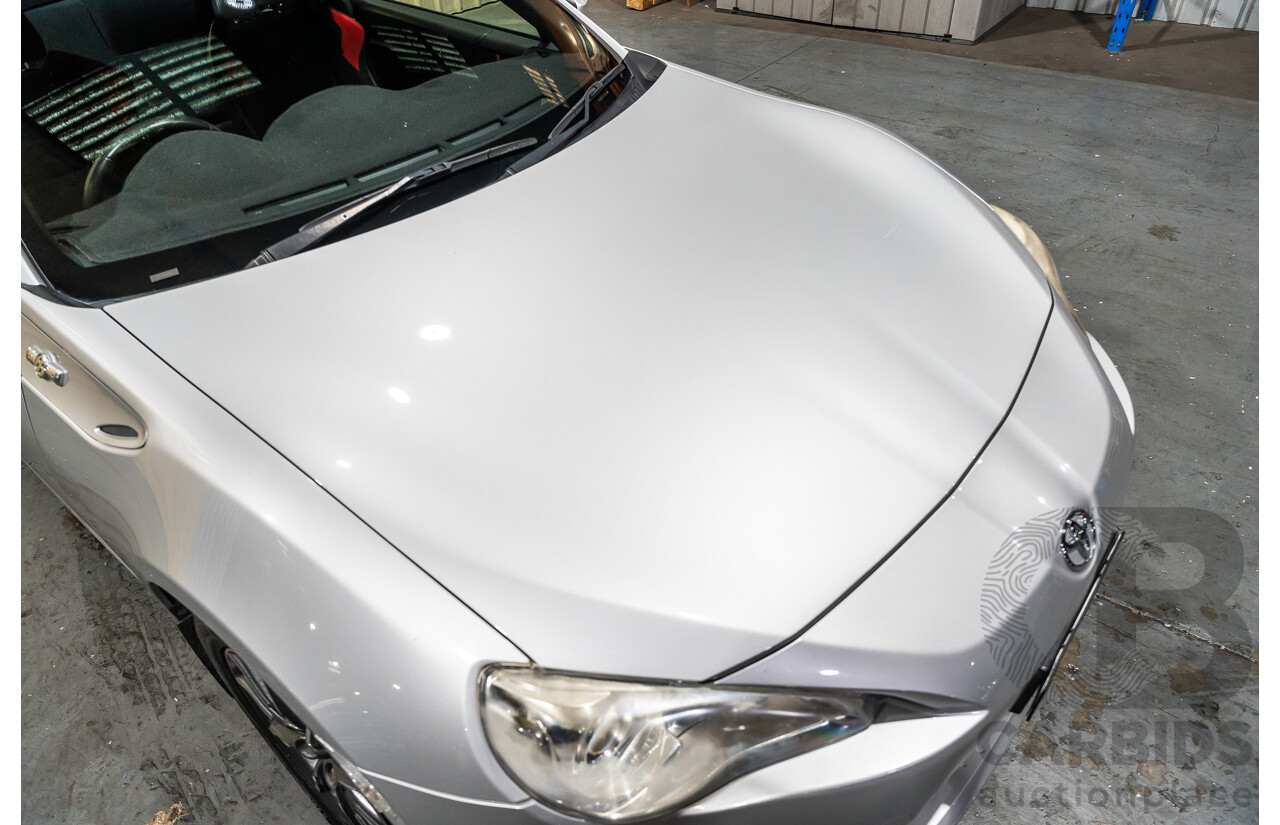 7/2012 Toyota 86 GT ZN6 2d Coupe Metallic Silver 2.0L