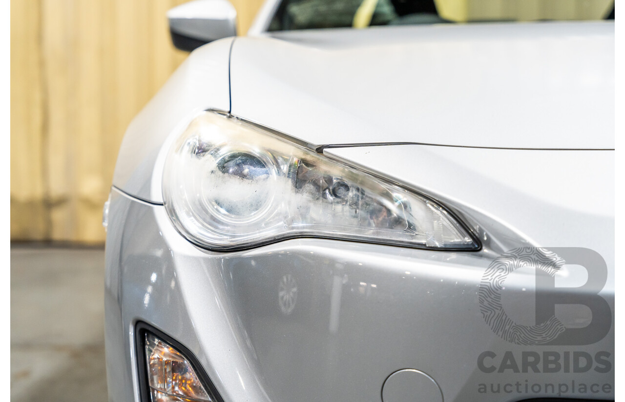 7/2012 Toyota 86 GT ZN6 2d Coupe Metallic Silver 2.0L