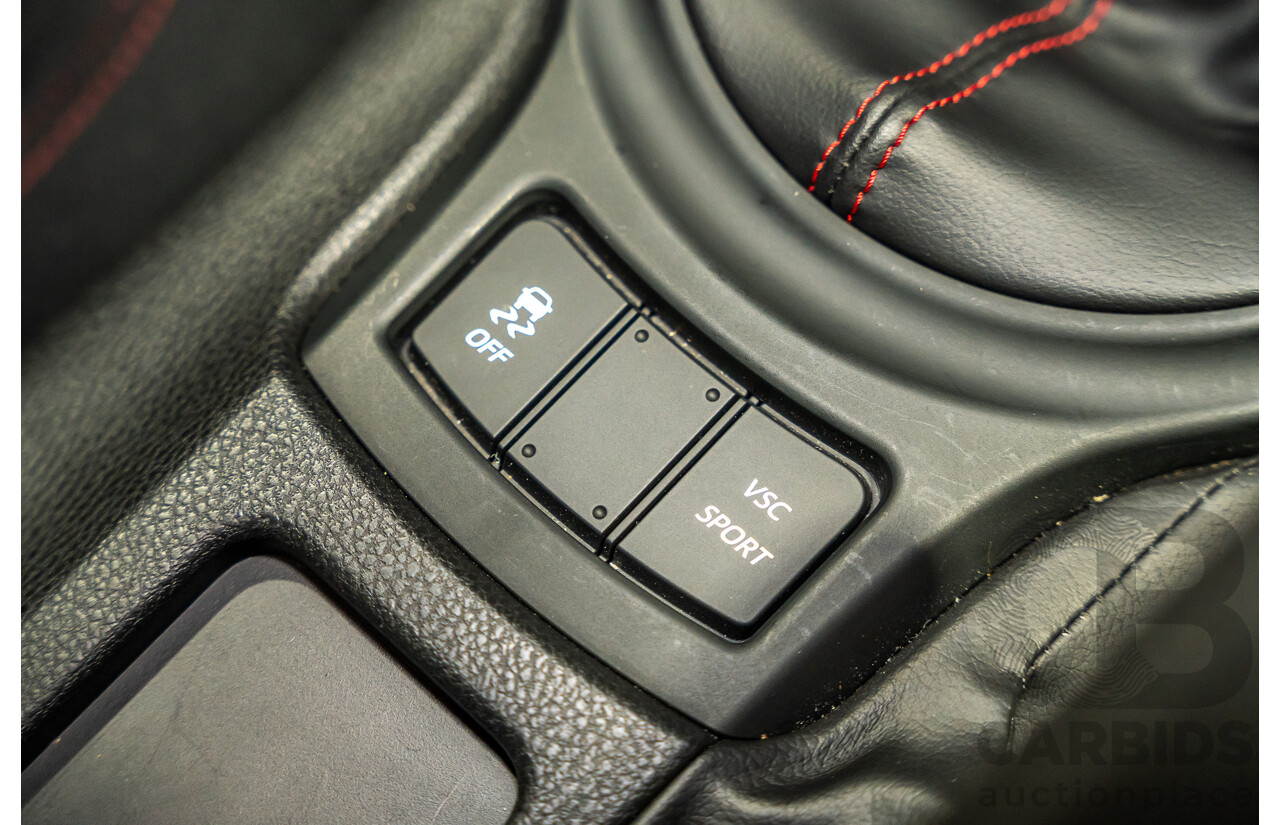 7/2012 Toyota 86 GT ZN6 2d Coupe Metallic Silver 2.0L